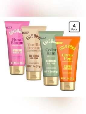 Gold Bond Hand Cream Set - 4 Pack (NEW)